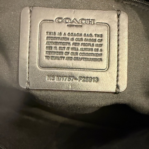 Coach Large Ava Fabric Zip Top Tote With Gold Hardware. Excellent Condition. - Picture 5 of 7